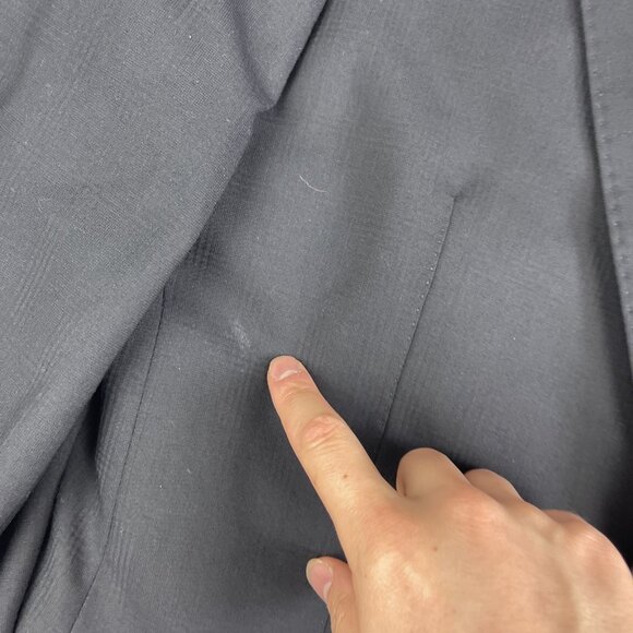 Joseph Abboud Blazer Mens 38L Black REDA Super 110s Wool 2 Button Jacket - Picture 9 of 16